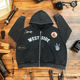 “West-Side Pride” Zip-Up Hoodie